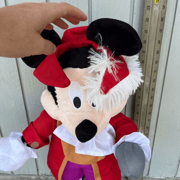 Disney Mickey Mouse Musketeer Plush 24" Standing Model 64788 D'Artagnan - Picture 2 of 7